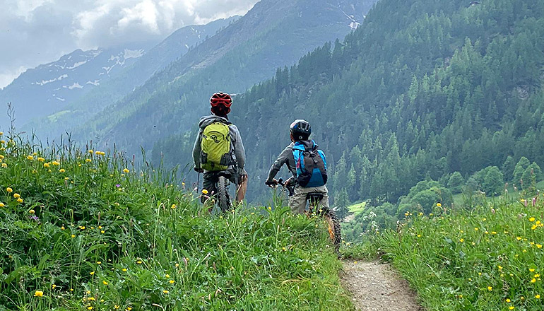 In Mountain Bike a Gressoney